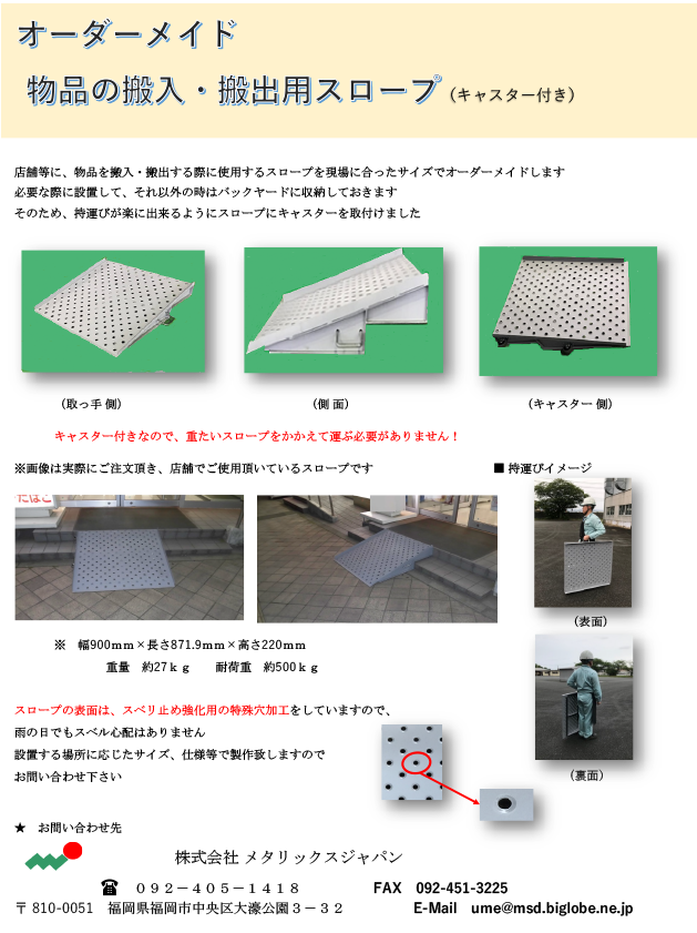 キャリー スロープ