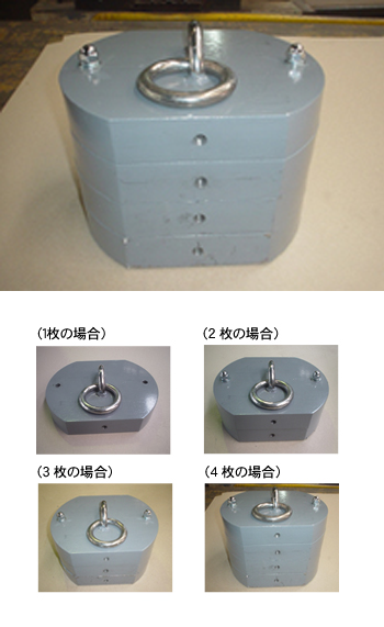バイク盗難防止鉄ブロック