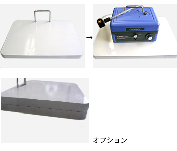 ミニ金庫盗難防止鉄板